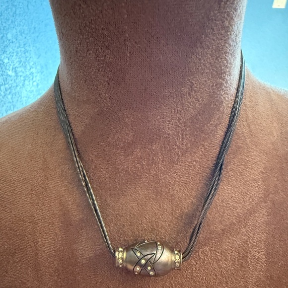 Chico's Jewelry - Elegant Copper Gold Tone Necklace